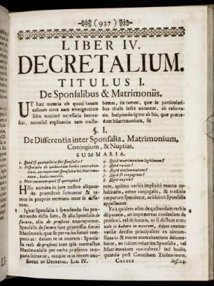 Liber IV. Decretalium.