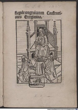 Regulae congruitatum, constructiones et regimina : Fassung mit 21 Regeln