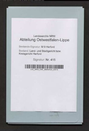 Erblasser: Sewing, Wilhelmine Louise, geb. Westerhold: