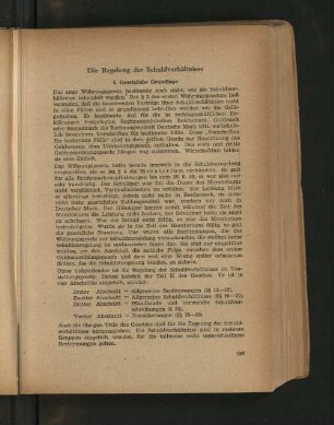 Die Regelung der Schuldverhältnisse