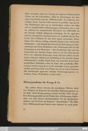 Rüstungsaufträge für Krupp & Co.