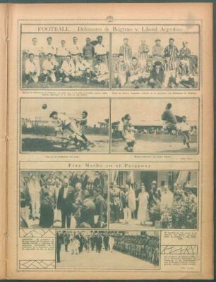 Football.- Defensores de Belgrano v. Liberal Argentino