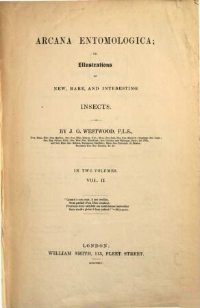Arcana entomologica; or illustrations of new, rare, and interresting insects : in two volumes, 2