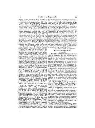 Archive, pädagogische