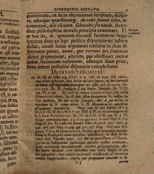 Disputatio moralis ... De quaestione, An recte fecerit Iosua iuramentum dolo elicitum Gibeonitis servando Ios. IX, 1. Disputatio moralis prior ...