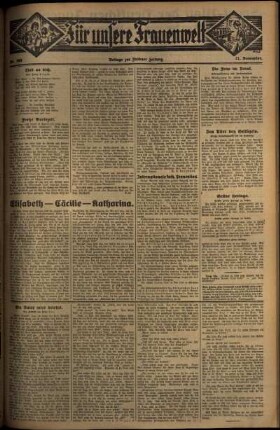 Zweite Ausgabe vom Freitag, den 21. November 1930.