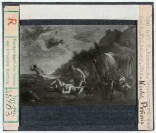 Poussin: Brudermord des Kain. Fribourg, Museum (Stoedtner-Nr. 186635)