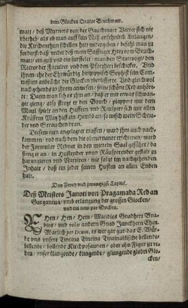 Das Zwey und zwantzigst Capitel.