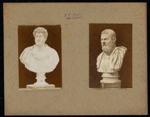 Vatikanische Museen (Apostolischer Palast), Rom: Antikensammlung, Porträtbüste Kaiser Commodus und Publio Elivio Pertinace