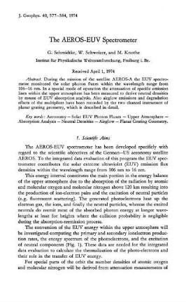 The AEROS-EUV Spectrometer
