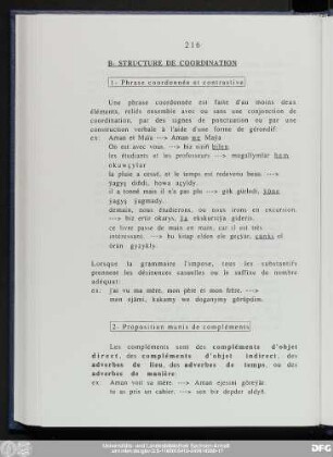 B- Structure De Coordination