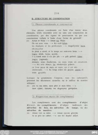 B- Structure De Coordination