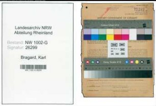 Entnazifizierung Karl Bragard, geb. 26.05.1890 (Kinobesitzer)