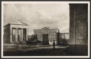 Ansichtskarte Anhalter Bahnhof 1840