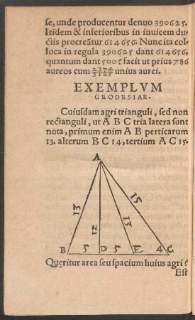 Exemplum Geodesiae.