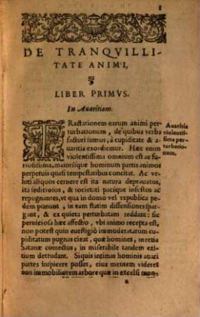 Iohannis Spinaei Andegavensis, De Tranqvillitate Animi Libri VII : eruditissimi