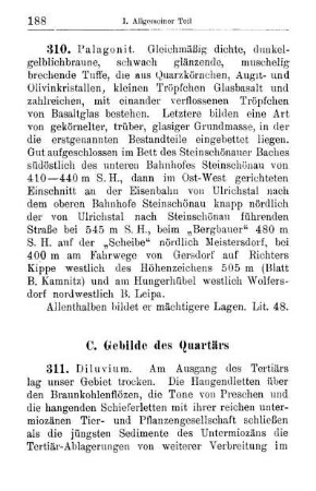 C. Gebilde des Quartärs