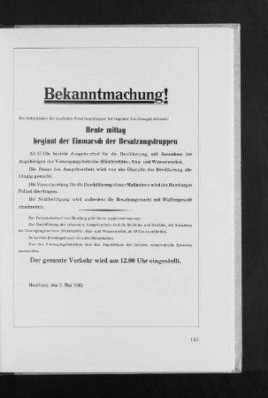 Bekanntmachung!