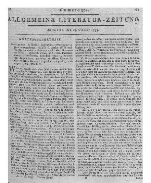 Eisenschmid, G. B.: Geschichte der vornehmsten Kirchengebräuche der Protestanten. Ein Beytrag zur Verbesserung der Liturgie. Leipzig: Barth 1795