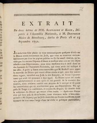 1-4, Extrait De deux lettres...