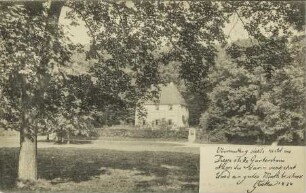 Weimar, Goethes Gartenhaus im Park. [R]