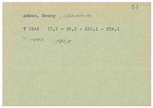 Ammon, Georg