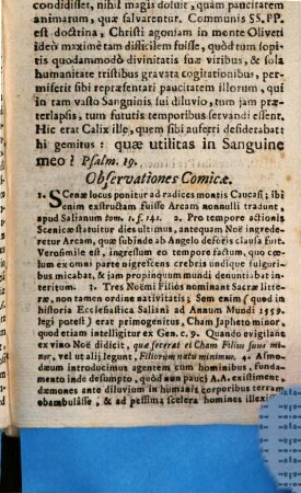 Noe : Meditatio De Parvo Electorum Numero Instituta in Oratorio Congregationis Maioris Latinae, B. Virginis Matris Propitiae, ab Angelo Salutatae, Dominica secunda Quadragesimae, Cum Promulgaretur Magistratus Marianus Anno MDCCXXVI