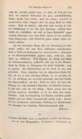 317-320 [Rezension] Hoonacker, A. van, Le Lieu de Culte