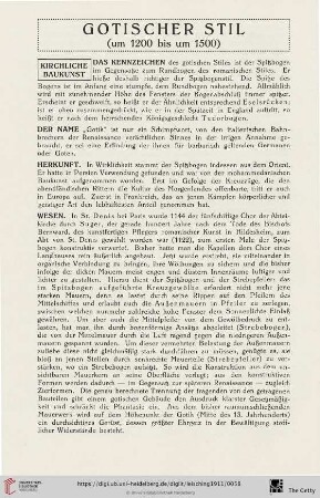 Gotischer Stil