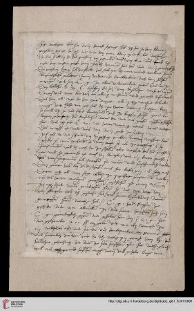 Brief Albrecht Dürers an Georg Spalatin