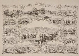 Das Preussische Lager bei Lockstedt August 1865