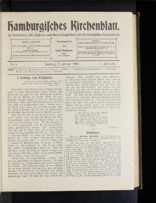 4. Sonntag nach Epiphanias