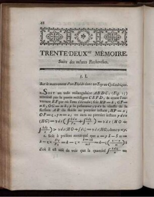 Trente - deux mémoire.
