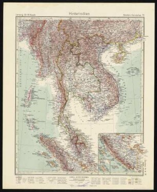 Bl. 71: Hinterindien, heute Vietnam, Laos, Thailand, Myanmar, 1944