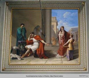 Decken- und Wandmalerei : Titus verlässt Berenice