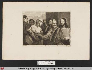 Christus und die Ehebrecherin.