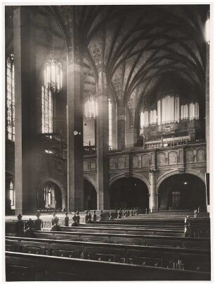 Thomaskirche, Leipzig Bachgruft: Orgel