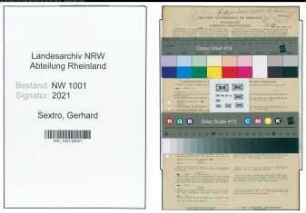 Entnazifizierung Gerhard Sextro, geb. 05.12.1902 (Schneidermeister)
