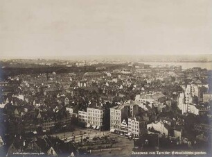 "Panorama vom Turm der Michaeliskirche aus gesehen" aus der "St. Michaelis Gedächtnismappe"