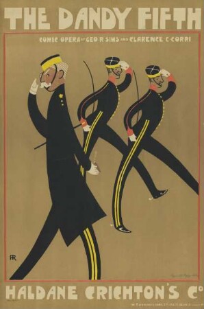 The Dandy Fifth. Comic Opera. Haldane Crichtons Co.