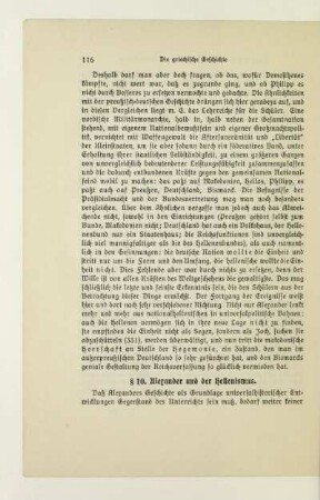 § 10. Alexander der Große und der Hellenismus