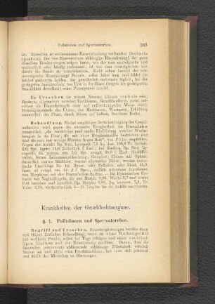 Krankheiten ders Geschlechtsorgane.