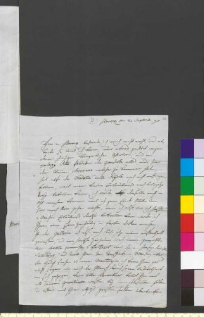 Brief von Bury, Friedrich an Goethe, Johann Wolfgang von