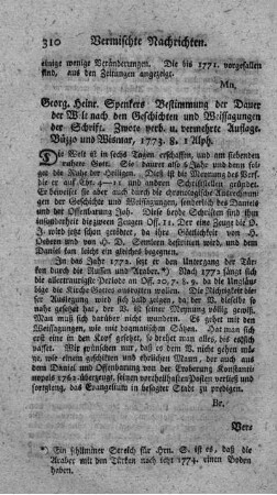 Bestimmung der Dauer der Welt. 2.verm.Aufl.