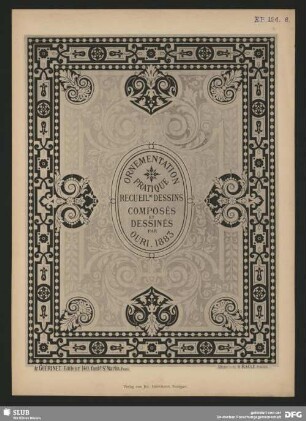 Buchdecke im Renaissance-Stil