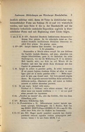 Mittheilungen aus Würzburger Handschriften, 1. Ein acrostichisches Gedicht von Winfried-Bonifatius