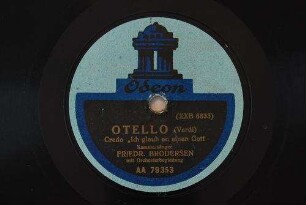Otello: Credo; "Ich glaub an einen Gott" / (Verdi)