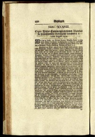 Num. XXXVIII. - XLVI.