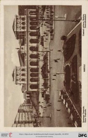 Napoli – Stazione Centrale. – Gare Centrale. – Central railway Station. – Zentralbahnhof.