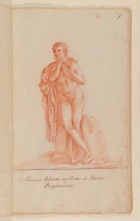 Flötender Faun [nach Tafel 48 von François Perriers "Icones et Segmenta Nobilium Signorum et Statuarum..." (1638)]